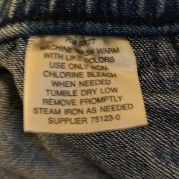 St John's bay men blue jean shorts - Picture 7 of 8